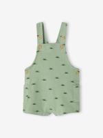 Bedrukte korte sweater van fleece voor baby's groen