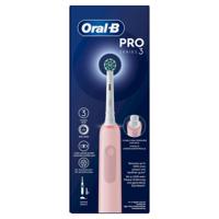 Oral B Tandenborstel elektr Pro 3000 pink cross action