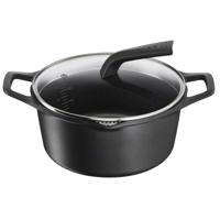 Pan met Deksel Tefal E2494644 Zwart Ø 24 cm