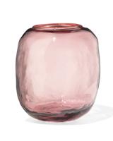 051 Vaas ⌀8.2x21.8cm Glas Roze (roze)