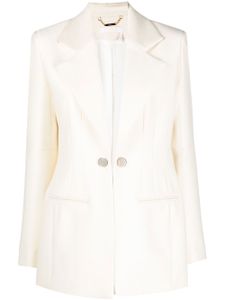 Chloé blazer croisé à revers crantés - Tons neutres