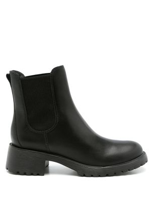 Sarah Chofakian bottines chelsea Emil en cuir - Noir