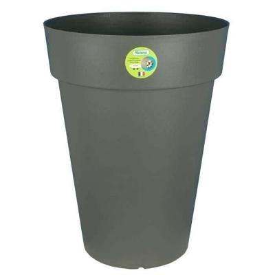 RIVIERA Soleilla bloempot - Rond - Ø 40 x 53 cm - Glittery grijs