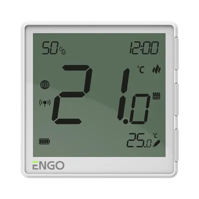 ENGO EONE-BATW - ZigBee slimme thermostaat, Batterij, Wit