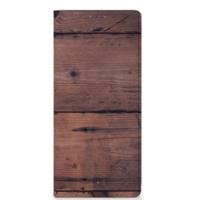 Samsung Galaxy A22 5G Book | Wallet Case | Old Wood