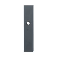 HOPPE Veiligheidsschild Blind Buitenschild Recht 2235 Zwart SKG***