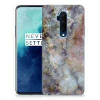 OnePlus 7T Pro | TPU | Siliconen hoesje | Marmer Grijs OnePlus 7T Pro | TPU | Siliconen hoesje | Marmer Grijs