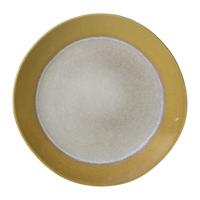 Dinerbord roots - oker - ø27.5x3 cm