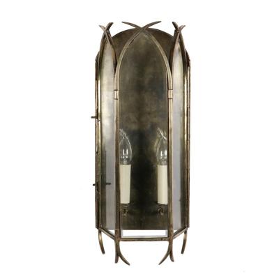 Limehouse Antieke muurlampGothic 61cm - gepolijst nikkel (N) - 732A