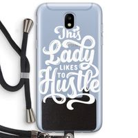 Hustle Lady: Samsung Galaxy J5 (2017) Transparant Hoesje met koord