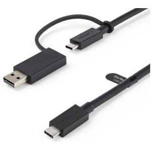 StarTech.com USBCCADP USB-kabel 1 m USB 3.2 Gen 2 (3.1 Gen 2) USB C Zwart
