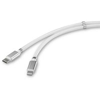 Renkforce USB-kabel USB 2.0 USB-C stekker, Apple Lightning stekker 2.00 m Wit TO-6886782 - thumbnail