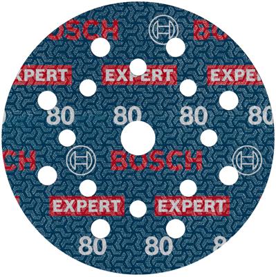 Bosch Accessoires EXPERT Schuurschijf O780 met film onderlaag, 125 mm, G80, 6x - 2608902400