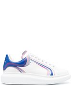 Alexander McQueen Oversized geometric-print sneakers - Blanc