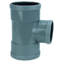 Wavin PVC Verloopstuk T-Vorm 88° Manchet 125x110mm - Eenvoudige Waterafvoer Installatie