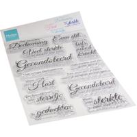 Marianne Design • clear stamps "met oprechte deelneming"