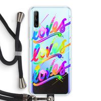 Loves: Huawei P Smart Pro Transparant Hoesje met koord