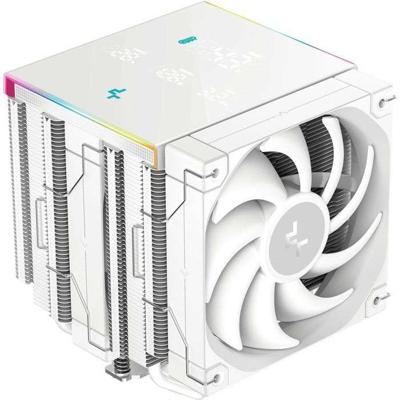 DEEPCOOL - AK620 DIGITAL PRO - R-AK620-WHAPMN-G - CPU-koeler - 120 mm - PWM-ventilator - 6 CTT 2.0 heatpipes - Wit
