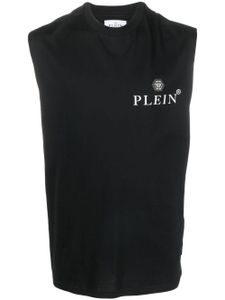 Philipp Plein débardeur en coton à encolure ronde - '02 black'