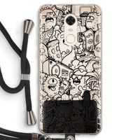 Vexx Black City : Xiaomi Redmi 5 Transparant Hoesje met koord