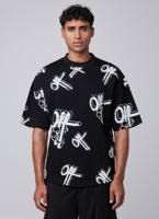 Off The Pitch Off Mark Oversized T-Shirt Heren Zwart - Maat S - Kleur: Zwart | Soccerfanshop