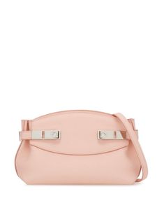 Ferragamo petite pochette Hug en cuir - Rose