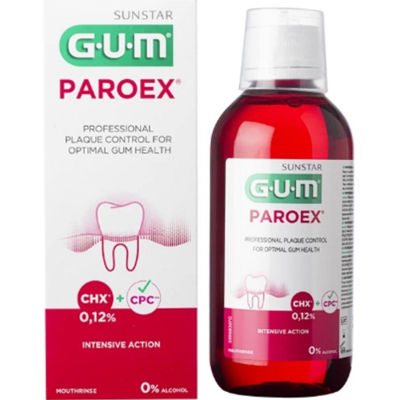 GUM Paroex Mondspoeling 0,12% Chloorhexidine - 300 ml