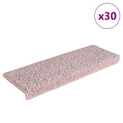 Trapmatten 65x21x4 cm 30 st wit en roze