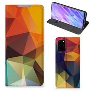 Samsung Galaxy S20 Plus Stand Case Polygon Color