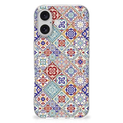 iPhone 16 plus | TPU | Siliconen hoesje | Tiles Color iPhone 16 plus | TPU | Siliconen hoesje | Tiles Color