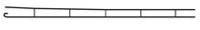 sommerfeldt 419 N Verkoperd rijdraad 0,5 x 230 mm open (5 stuks)