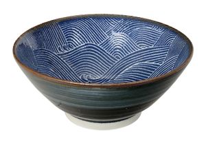 Japanse porseleinen kom - Seigaiha - Tokyo Design Studio - 12.2 x 4.3cm