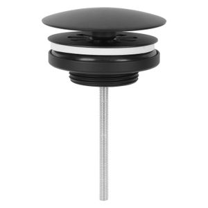 Wastafel Afvoerplug Differnz Always Open Large 10 cm Mat Zwart
