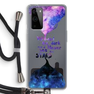 Stars quote: OnePlus 9 Pro Transparant Hoesje met koord
