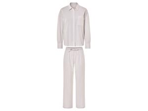 esmara Dames pyjama (Beige/wit, XL (48/50))