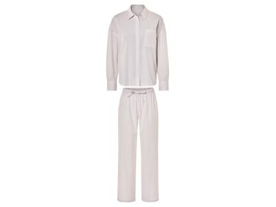 esmara Dames pyjama (Beige/wit, S (36/38))