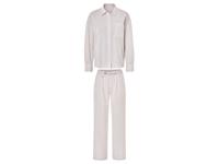 esmara Dames pyjama (Beige/wit, XL (48/50))