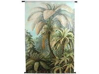 Wall Hanging Botanical Velvet Green 105x136cm - HD Collection