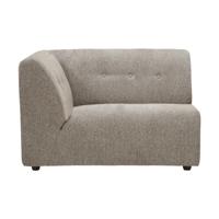 HKliving Vint bank left 1,5-seat Sneak Beige