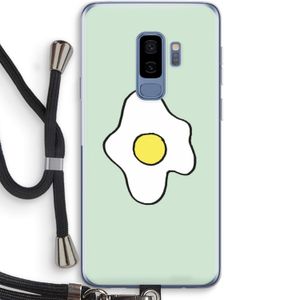 Spiegelei: Samsung Galaxy S9 Plus Transparant Hoesje met koord