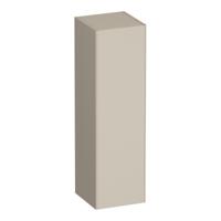 Brauer Inspire - Hoge Kast - 120 cm - 1 Deur - Greeploos - Linksdraaiend - Mat Beige