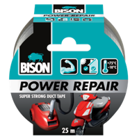 Power Repair Grijs Rol 25 m - Bison Power Repair Grijs Rol 25 m - Bison