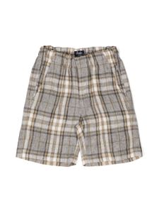 Il Gufo short à motif tartan - Gris