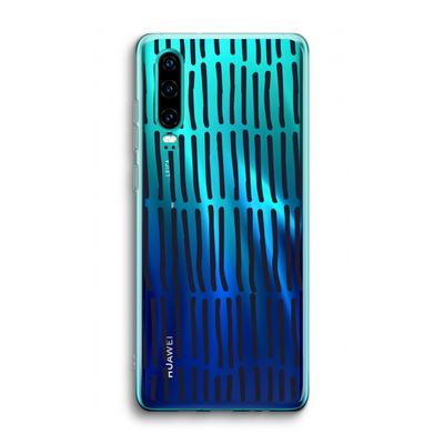 Moroccan stripes: Huawei P30 Transparant Hoesje