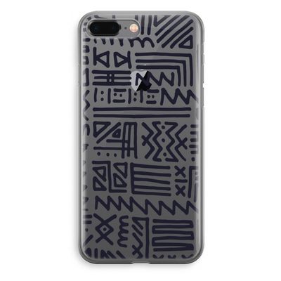 Marrakech print: iPhone 8 Plus Transparant Hoesje