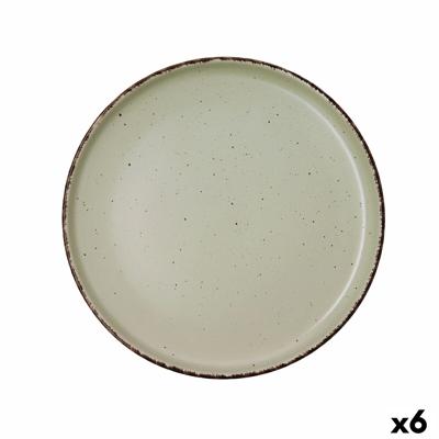 Dinerbord Quid Duna Groen Keramisch 26,5 x 2,8 cm (6 Stuks)