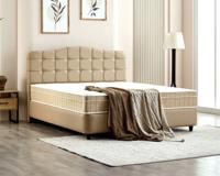 Dreamhouse - Marrakech Boxspring met opbergruimte - Kunstleer Taupe - 140 x 200 / zonder montage