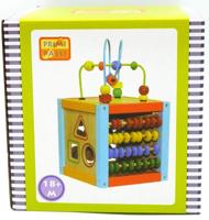 Jonotoys Primi passi houten kralenframe activiteiten kubus