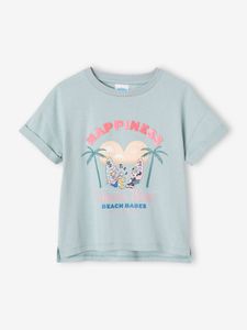 Meisjesshirt Disney Daisy & Minnie® grijsblauw