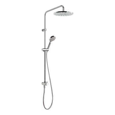 Tres ECO glijstang set met regendouche 96 cm rond chroom
